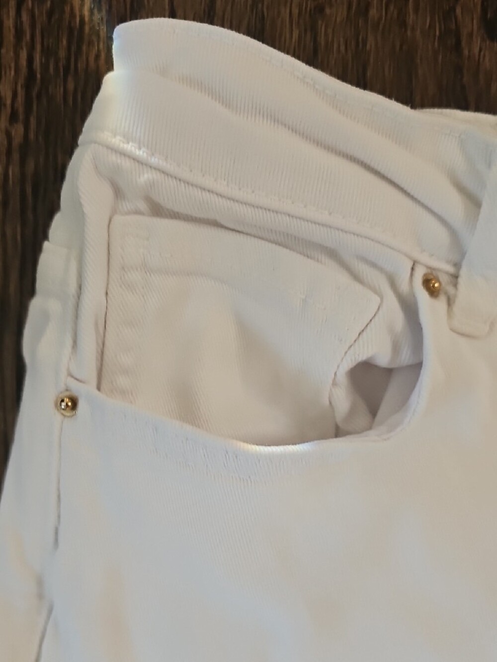 Zara White Flared Wide-Leg Jeans Size 6 - Picture 4 of 14
